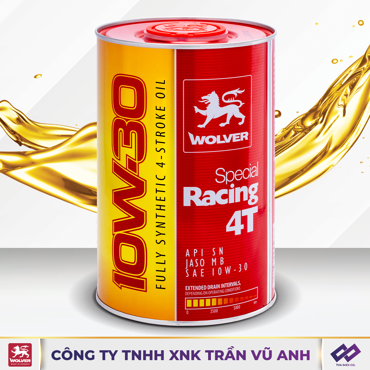 Wolver Special Racing 10W30 SN 0.8L - Fully Synthetic